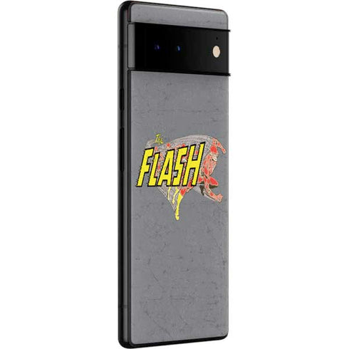 DC Comics The Flash Vintage Action Running Pose Google Pixel 6 Pro Skin